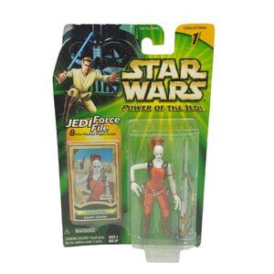 Star Wars Aurra Sing Power Of The Jedi Bounty Hunter Force File Collection 1 NEW